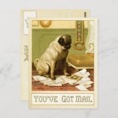 Sie haben Mail Got Postkarte (Vorne/Hinten)