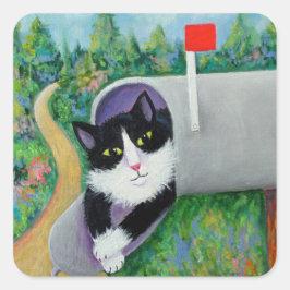 Sie haben Mail Got Quadratischer Aufkleber