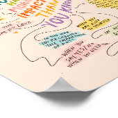 Sie haben mehr Einfluss, als Sie wissen Poster (Ecke)