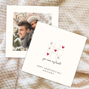 Sie haben mein Herz Tic Tac Valentine Tageskarte g Einladung