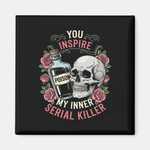 Sie haben meine innere Serienmörder-Spooky-Jahresz Magnet