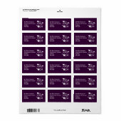 Sie haben mich, Körper und Soul bezaubert Adressaufkleber (Vorne)