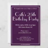 Sie haben mich, Körper und Soul bezaubert Einladung (Rückseite)