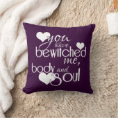 Sie haben mich, Körper und Soul bezaubert Kissen (Decke)