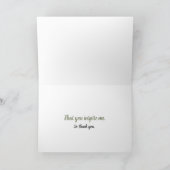 Sie haben mir eine Karte Inspiriert (Innenseite)