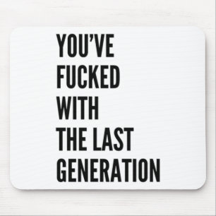 Sie haben mit dem Aufkleber der letzten Generation Mousepad