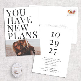 Sie haben neue Pläne Einzigartiges Foto Save the D Date