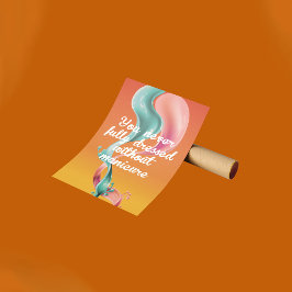 Sie haben nie ganz ohne Maniküre gekleidet, Nageln Poster