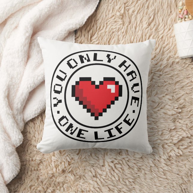 Sie haben nur ein Video-Video-Spiel mit einem Life Kissen (Decke)