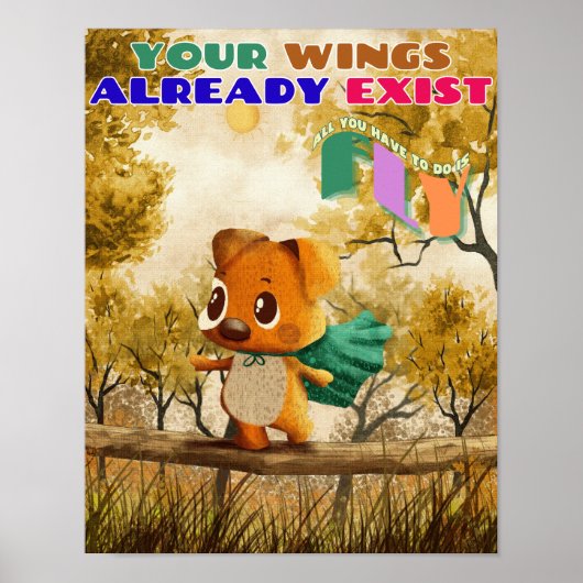 Sie haben nur einen kleinen Inspirier Poster (Vorne)