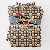 Sie haben Ping Pong Got, Geschenkgutscheine, Geschenkpapier Set (Beispiel)