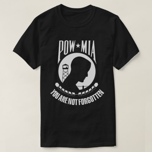 Sie haben POW/MIA nicht vergessen T-Shirt (Design vorne)