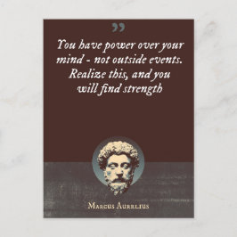 Sie haben Power über Ihren Geist - nicht außerhalb Postkarte