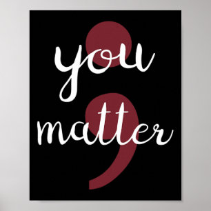 Sie haben Probleme mit der Suizidprävention Poster