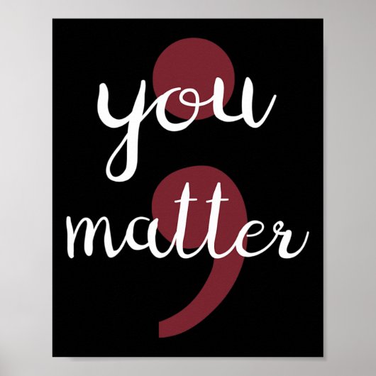 Sie haben Probleme mit der Suizidprävention Poster (Vorne)