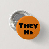 Sie haben Pronouns Button (Vorne & Hinten)