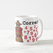 "Sie haben recht" Robotertasse Kaffeetasse (VorderseiteRechts)