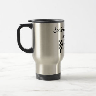 Sie haben sich mit Rente befasst Reisebecher