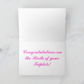 Sie haben Triplets Karte (Innenseite)