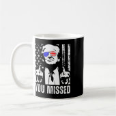 Sie haben Trump 2024 US American Flag Funny (Fron. Kaffeetasse (Links)
