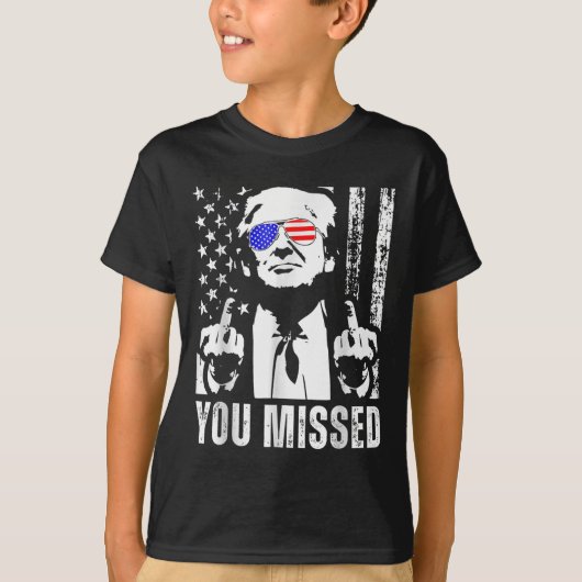 Sie haben Trump 2024 US American Flag Funny (Fron. T-Shirt (Vorderseite)