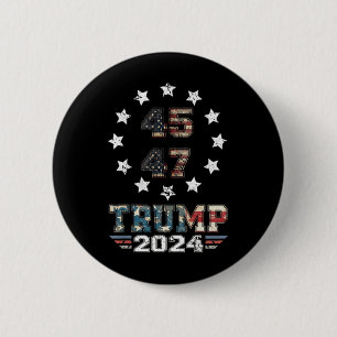 Sie haben Trump 2024 US-amerikanische Flagge 2 Sei Button