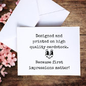 Sie haben uns das Gute sehen lassen Dankeskarte