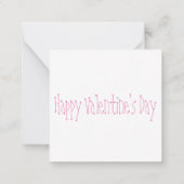 Sie haben wichtige Ideen Valentine Mitteilungskarte (Rückseite)