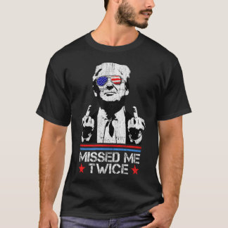 Sie haben zweimal Donald Trump für Präsident 2024 T-Shirt