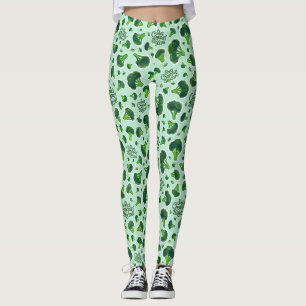 Sie hackt Brokkoli Gen X Humor Neuheit Leggings