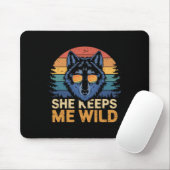 Sie hält mich wild, er hält mich sicher Trend Cool Mousepad (Mit Mouse)