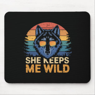 Sie hält mich wild, er hält mich sicher Trend Cool Mousepad