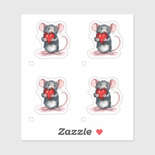 Sie halten mein Herz Aufkleber (Blatt)