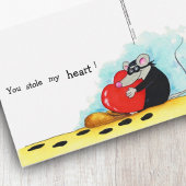 SIE HALTEN MEIN HERZ Postkarte von Nicole Janes