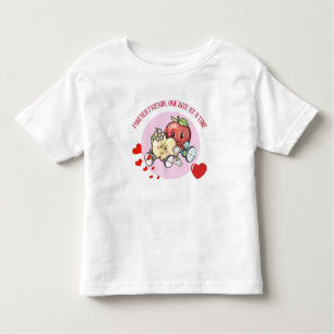 Sie hängen bleiben (Adorable Apple Buddies) Kleinkind T-shirt