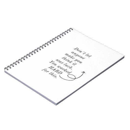 SIE HARTEN FÜR DIESES / DESIGN / NOTEBOOK NOTIZBLOCK (Linke Seite)