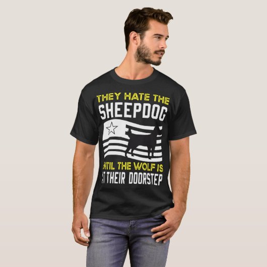Sie hassen den Schafhund bis 23966015 08 T-Shirt (Vorne ganz)