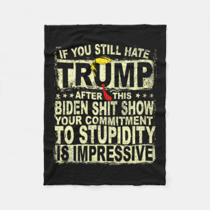 Sie hassen Trump nach dieser Unterstützung Trump 2 Fleecedecke