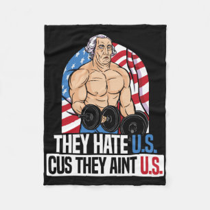 Sie hassen uns Cuz, sie sind nicht die US-amerikan Fleecedecke