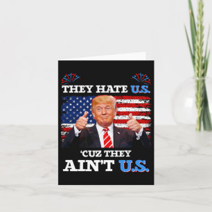 Sie hassen uns Cuz, sie sind nicht die USA Donald Karte