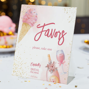 Sie hat Brautparty-Gefälligkeiten aufgezaubert Sockelschild