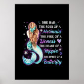 Sie hat das Soul einer Meerjungfrau Poster (Vorne)