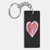Sie hat den Schlüssel zu meinem Herzen Schlüsselanhänger (Vorderseite links)