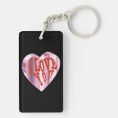Sie hat den Schlüssel zu meinem Herzen Schlüsselanhänger (Rückseite)