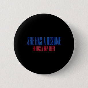 Sie hat ein Resume, er hat einen Rap-Blatt Kamala  Button
