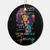 Sie hat ein Soul von einem Sinti und Roma, das Her Keramik Ornament (Links)