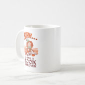 Sie hat einen Buchhangover-Funny-Buchwurm Kaffeetasse (Vorderseite Links)