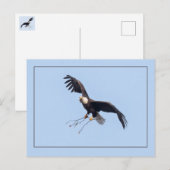 Sie hat einen Stock Postkarte (Vorne/Hinten)