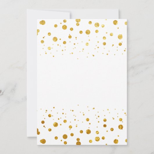 Sie hat es Abschluss gemacht Einladung (Rückseite)