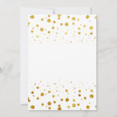 Sie hat es Abschluss gemacht Einladung (Rückseite)